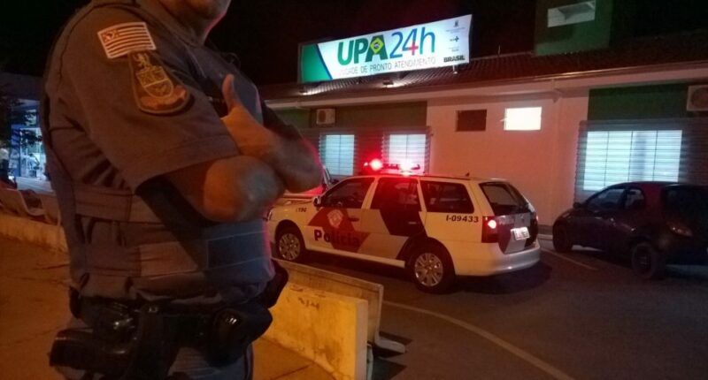Jovem baleado foi atendido na UPA de Garça (Foto: Alcyr Netto/Marília Notícia)