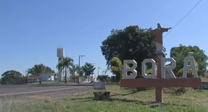 Borá é a menor cidade do estado de SP com pouco mais de 830 habitantes — Foto: TV TEM/Reprodução