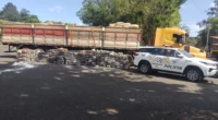 Motorista procurado por tráfico de drogas é preso com mais de duas toneladas de maconha em Tarumã — Foto: Arquivo pessoal