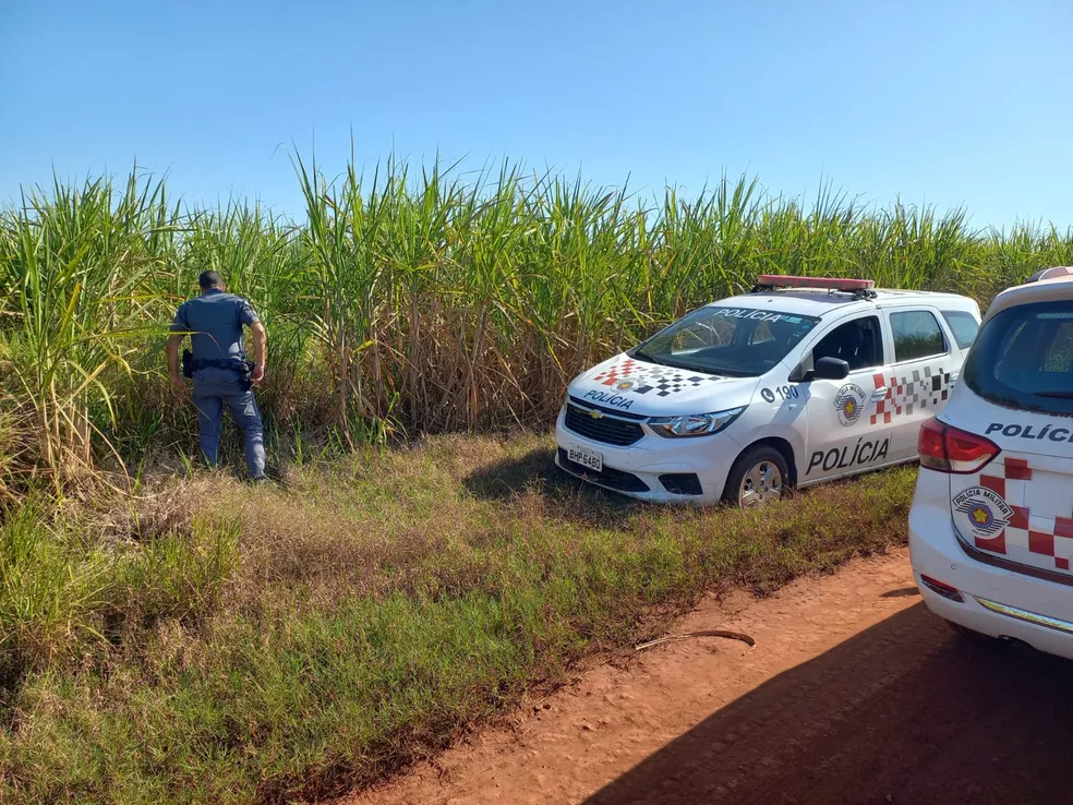 Polícias Militar e Civil participaram das buscas pelo corpo do dono da van — Foto: Polícia Militar/Divulgação