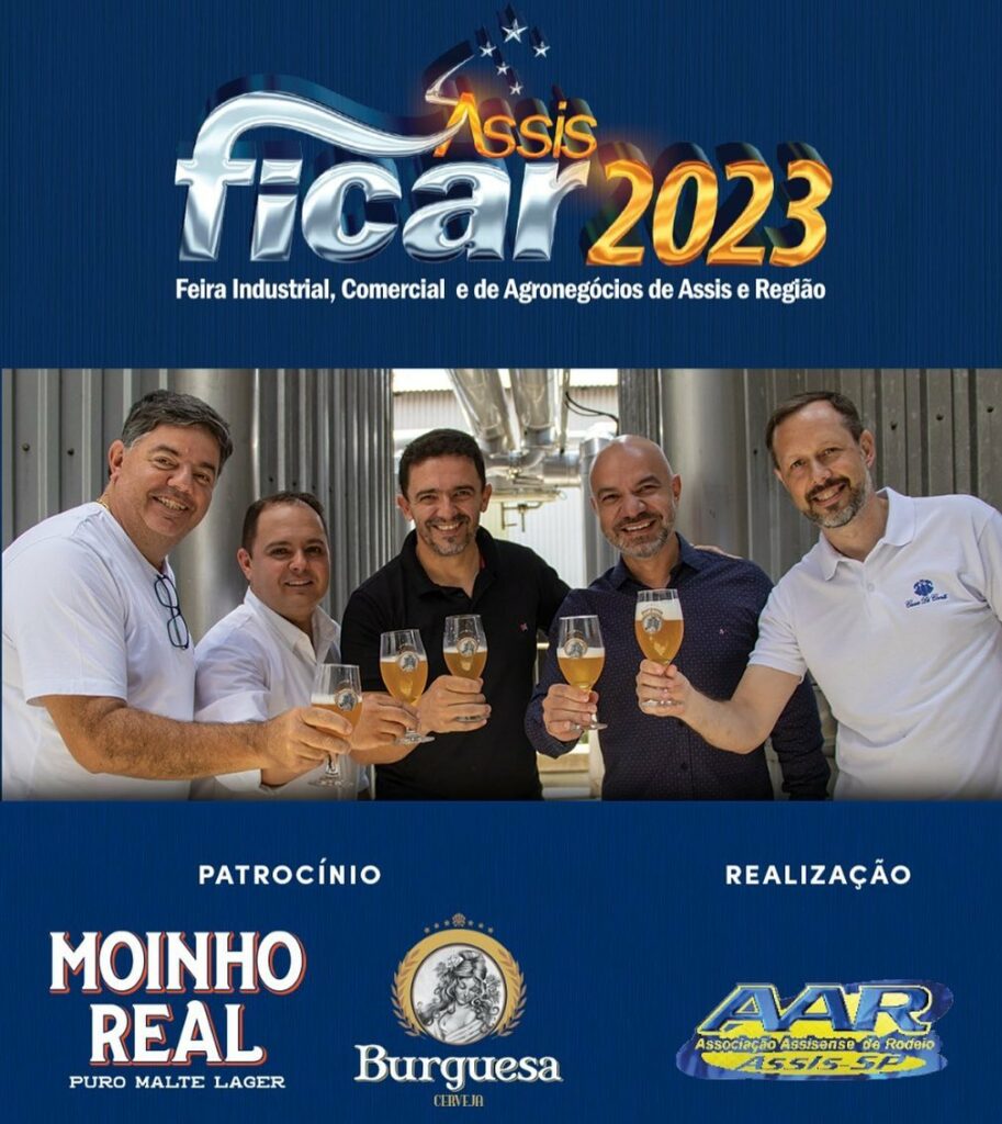 Cervejas Burguesa e Moinho Real são oficialmente as patrocinadoras da Ficar 2023
