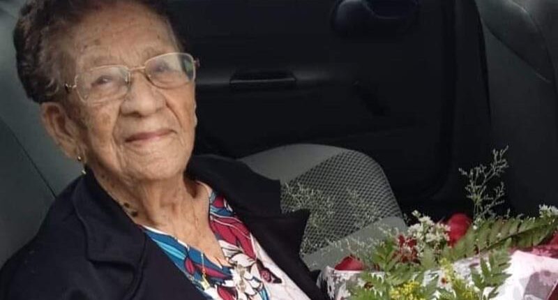Morre Domingas Quitéria Bacca, aos 102 anos de idade