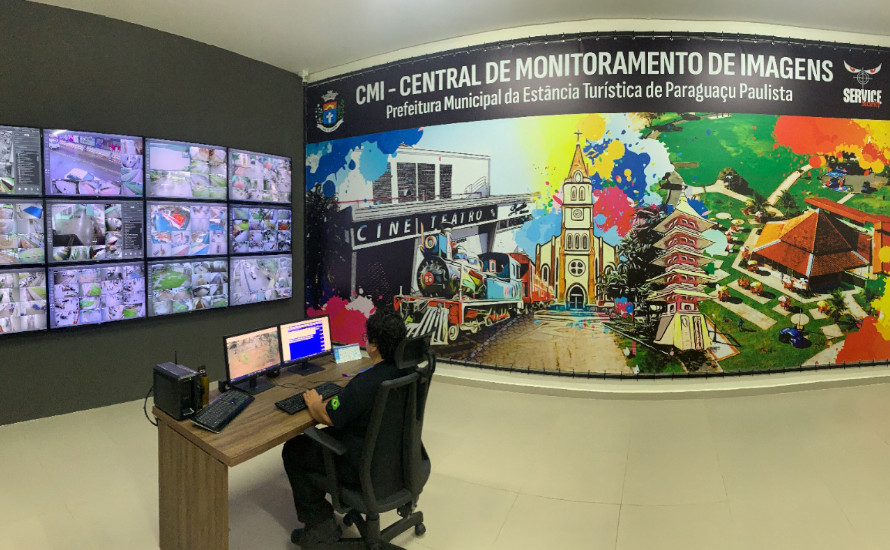 Circuito formado por mais de mil câmeras instaladas em prédios e logradouros públicos auxilia na segurança e fim do vandalismo (Foto: Divulgação)