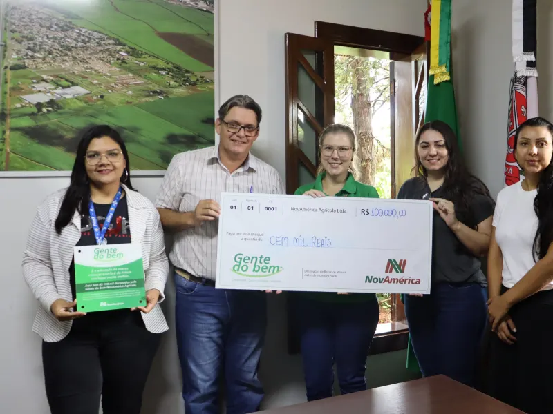 NovAmérica destina quase 1 milhão de reais através das leis de incentivo fiscais para os municípios da região (Foto: Divulgação)