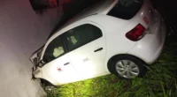 Funcionário, de 51 anos, colidiu o carro da Prefeitura de Presidente Prudente (SP) em diversos locais — Foto: Polícia Civil